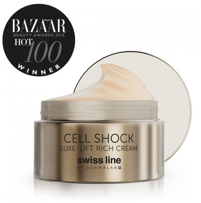 Kem nâng cơ  đột phá cho làn da thường và khô Swissline cell shock luxe lift rich cream